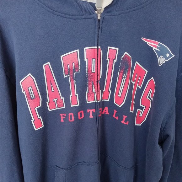 New England Patriots mens zip hoodie XL - Picture 2 of 6